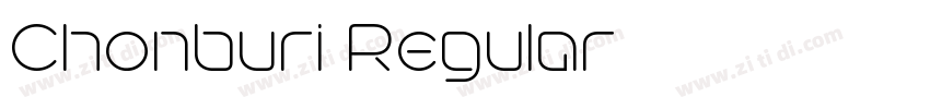 Chonburi Regular字体转换 Chonburi Regular字体转换
